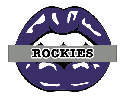 Colorado Rockies Lips Logo vinyl decal